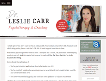 Tablet Screenshot of lesliecarr.com